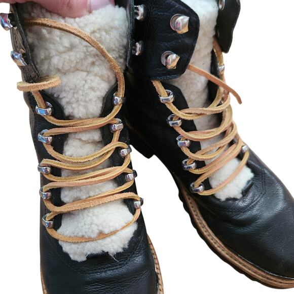 Marc Fisher LTD Womens Izzie Ankle Boot, Black/Natural 970, Size 7.5 - Picture 6 of 6